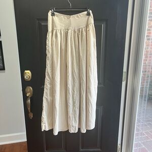 SHEIN Cream Maxi Skirt